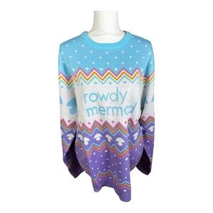 Rowdy Mermaid Sweater‎ NWT
